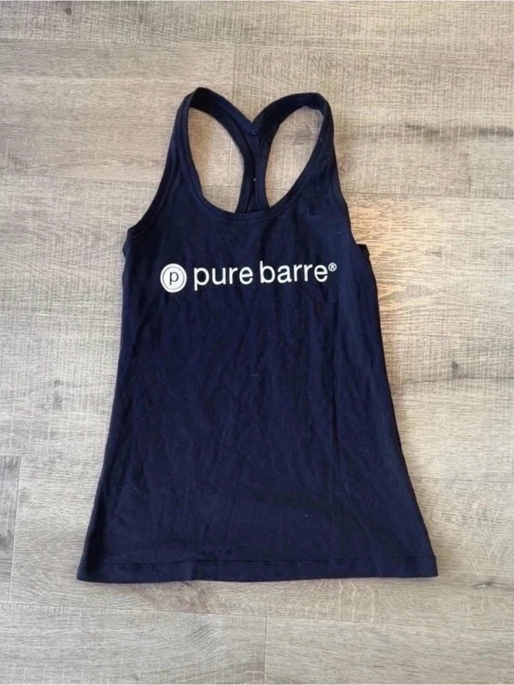 Lululemon Pure Barre black Racerback Tank